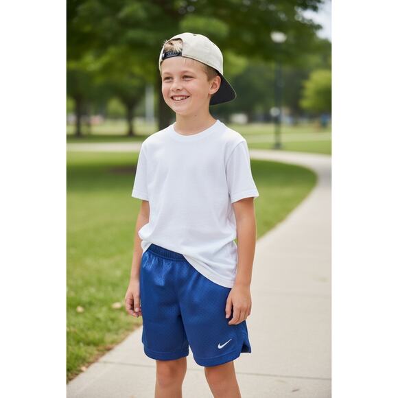 Nike Toddler Boys Mesh Athletic Shorts Size 2T Navy Blue - Picture 1 of 5